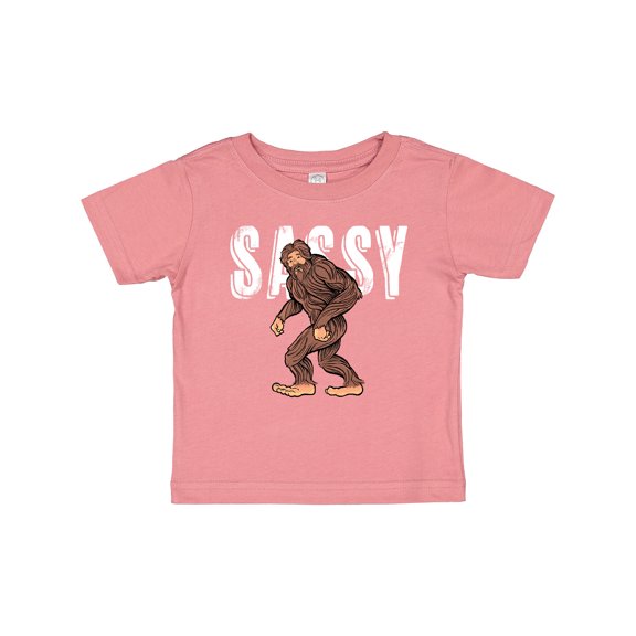 Inktastic Bigfoot Sassy Happy Sasquatch Boys or Girls Baby T-Shirt