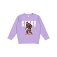 thumbnail image 1 of Inktastic Bigfoot Sassy Happy Sasquatch Toddler Sweatshirt, 1 of 4