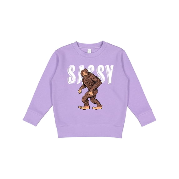 Inktastic Bigfoot Sassy Happy Sasquatch Toddler Sweatshirt
