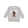 thumbnail image 1 of Inktastic Bigfoot Sassy Happy Sasquatch Toddler Sweatshirt, 1 of 4