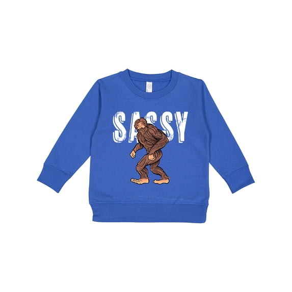 Inktastic Bigfoot Sassy Happy Sasquatch Toddler Sweatshirt