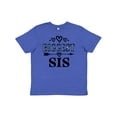 thumbnail image 1 of Inktastic Biggest Sis Girls Sister Announcement Youth T-Shirt, 1 of 5