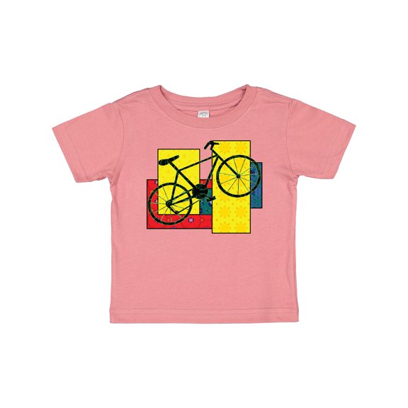 Inktastic Bike Pattern Blocks Boys or Girls Baby T-Shirt