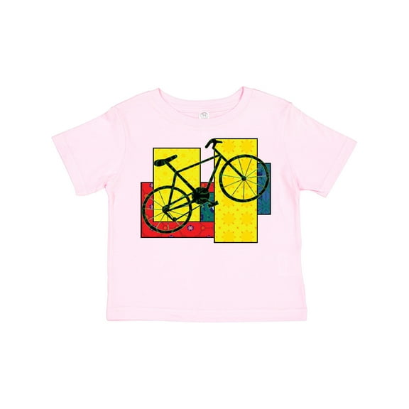 Inktastic Bike Pattern Blocks Boys or Girls Toddler T-Shirt