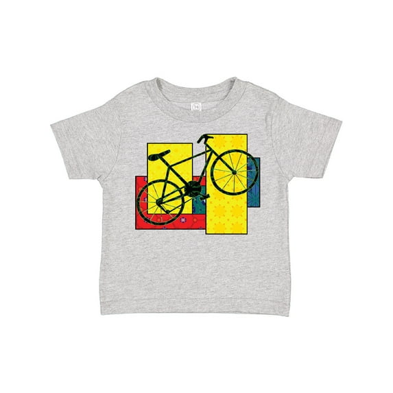 Inktastic Bike Pattern Blocks Boys or Girls Toddler T-Shirt
