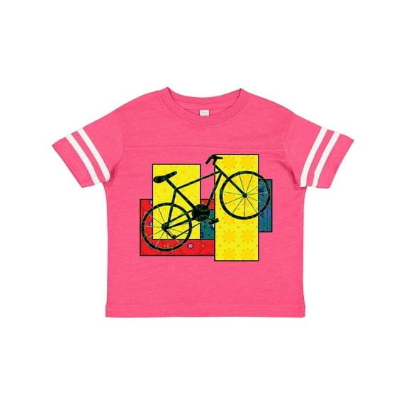 Inktastic Bike Pattern Blocks Boys or Girls Toddler T-Shirt