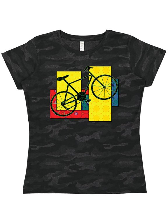 Bike Pattern Blocks Women's T-Shirt
