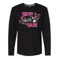 thumbnail image 1 of Inktastic Biker Babe Long Sleeve T-Shirt, 1 of 5