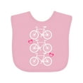 thumbnail image 1 of Inktastic Biking Bicycle Silhouette Girls Baby Bib, 1 of 4