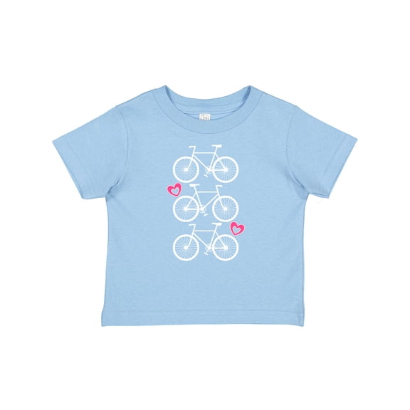 Inktastic Biking Bicycle Silhouette Girls Baby T-Shirt