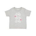 thumbnail image 1 of Inktastic Biking Bicycle Silhouette Girls Baby T-Shirt, 1 of 5