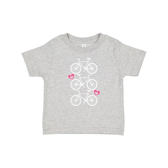 Inktastic Biking Bicycle Silhouette Girls Baby T-Shirt