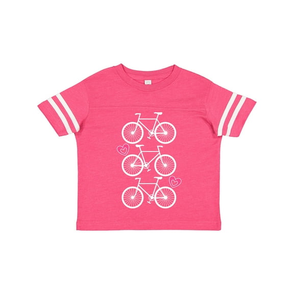 Inktastic Biking Bicycle Silhouette Girls Toddler T-Shirt