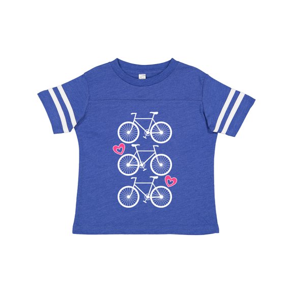 Inktastic Biking Bicycle Silhouette Girls Toddler T-Shirt