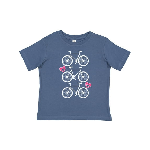 Inktastic Biking Bicycle Silhouette Girls Toddler T-Shirt