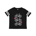 thumbnail image 1 of Inktastic Biking Bicycle Silhouette Girls Toddler T-Shirt, 1 of 5