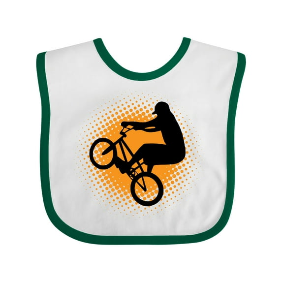 Inktastic Biking Cyclist Extreme Sports Boys Baby Bib