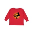 thumbnail image 1 of Inktastic Biking Cyclist Extreme Sports Boys Long Sleeve Toddler T-Shirt, 1 of 5