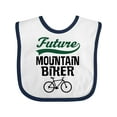 thumbnail image 1 of Inktastic Biking Future Mountain Biker Boys or Girls Baby Bib, 1 of 4