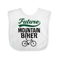thumbnail image 1 of Inktastic Biking Future Mountain Biker Boys or Girls Baby Bib, 1 of 4