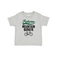 thumbnail image 1 of Inktastic Biking Future Mountain Biker Boys or Girls Baby T-Shirt, 1 of 5