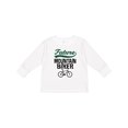 thumbnail image 1 of Inktastic Biking Future Mountain Biker Boys or Girls Long Sleeve Toddler T-Shirt, 1 of 5