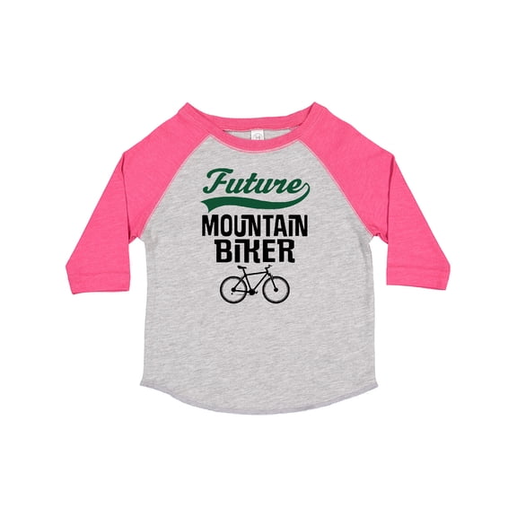Inktastic Biking Future Mountain Biker Boys or Girls Toddler T-Shirt