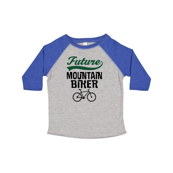 Inktastic Biking Future Mountain Biker Boys or Girls Toddler T-Shirt