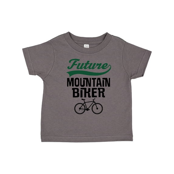 Inktastic Biking Future Mountain Biker Boys or Girls Toddler T-Shirt