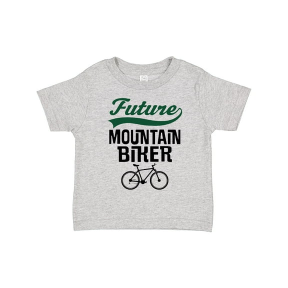 Inktastic Biking Future Mountain Biker Boys or Girls Toddler T-Shirt