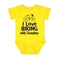 thumbnail image 1 of Inktastic Biking with Grandma Cycling Boys or Girls Baby Bodysuit, 1 of 5