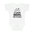 thumbnail image 1 of Inktastic Biking with Grandma Cycling Boys or Girls Baby Bodysuit, 1 of 5