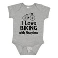 thumbnail image 1 of Inktastic Biking with Grandma Cycling Boys or Girls Baby Bodysuit, 1 of 5