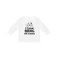 thumbnail image 1 of Inktastic Biking with Grandma Cycling Boys or Girls Long Sleeve Toddler T-Shirt, 1 of 5