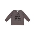 thumbnail image 1 of Inktastic Biking with Grandma Cycling Boys or Girls Long Sleeve Toddler T-Shirt, 1 of 5