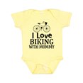 thumbnail image 1 of Inktastic Biking with Mommy Bicycle Boys or Girls Baby Bodysuit, 1 of 5