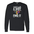 thumbnail image 1 of Inktastic Billiards Game Pool Player Long Sleeve T-Shirt, 1 of 5