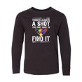 thumbnail image 1 of Inktastic Billiards Game Pool Player Long Sleeve Youth T-Shirt, 1 of 5