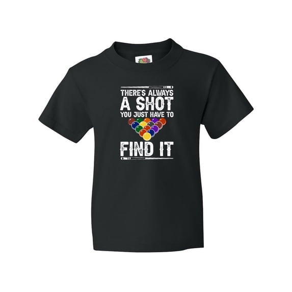 Inktastic Billiards Game Pool Player Youth T-Shirt