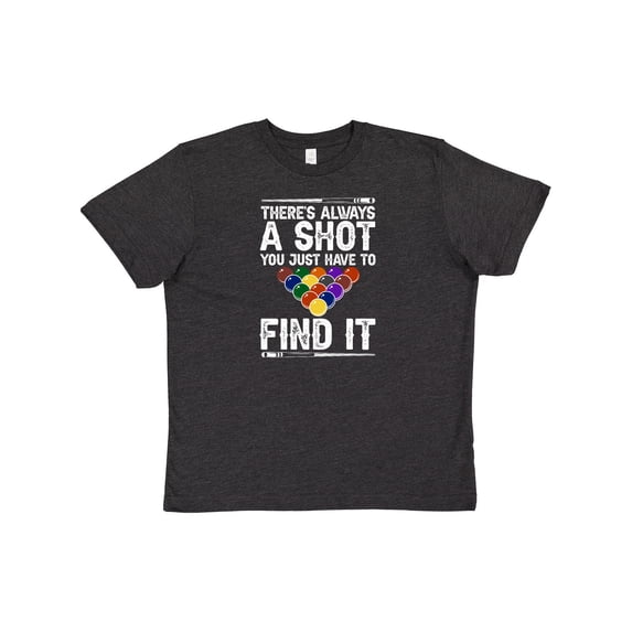 Inktastic Billiards Game Pool Player Youth T-Shirt