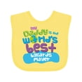 thumbnail image 1 of Inktastic Billiards Player Daddy Boys or Girls Baby Bib, 1 of 4