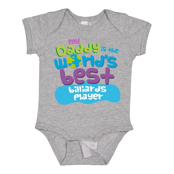 Inktastic Billiards Player Daddy Boys or Girls Baby Bodysuit