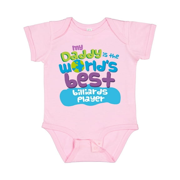 Inktastic Billiards Player Daddy Boys or Girls Baby Bodysuit