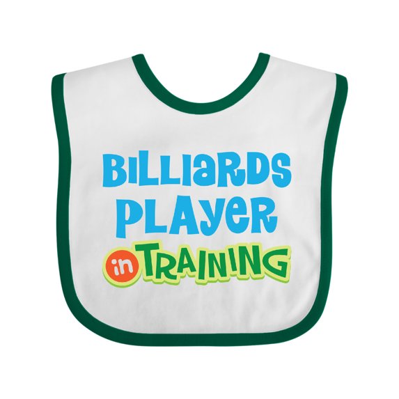 Inktastic Billiards Player in Training Boys or Girls Baby Bib