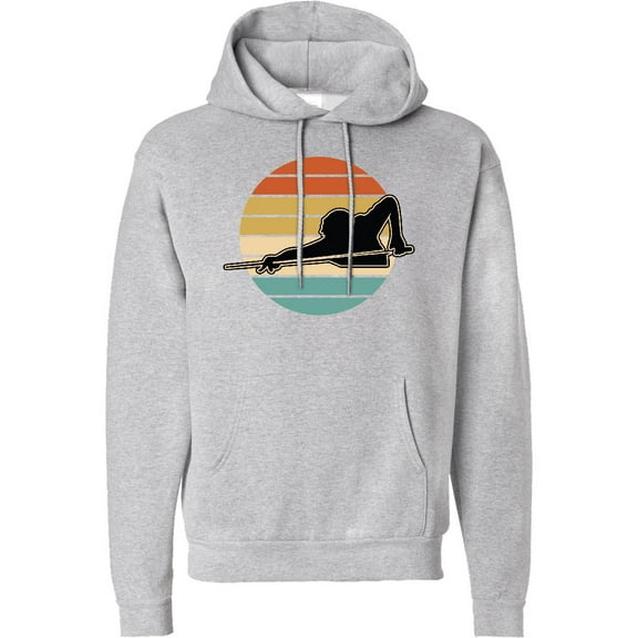 Inktastic Billiards Pool Player Retro Sunset Adult Hoodie Sweatshirt
