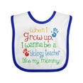 thumbnail image 1 of Inktastic Biology Teacher Like Mommy Boys or Girls Baby Bib, 1 of 4