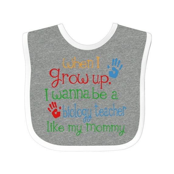 Inktastic Biology Teacher Like Mommy Boys or Girls Baby Bib