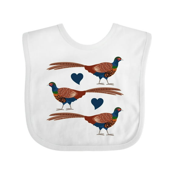 Inktastic Bird Lover Pheasant Hunting Boys or Girls Baby Bib