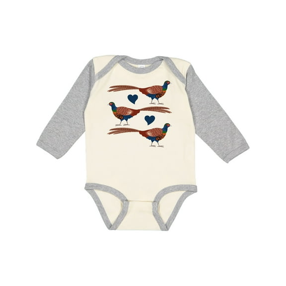 Inktastic Bird Lover Pheasant Hunting Boys or Girls Long Sleeve Baby Bodysuit