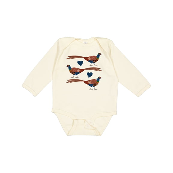 Inktastic Bird Lover Pheasant Hunting Boys or Girls Long Sleeve Baby Bodysuit